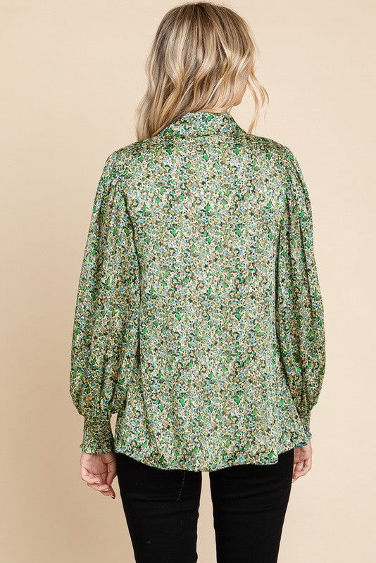 TATUM BUTTON DOWN BLOUSE