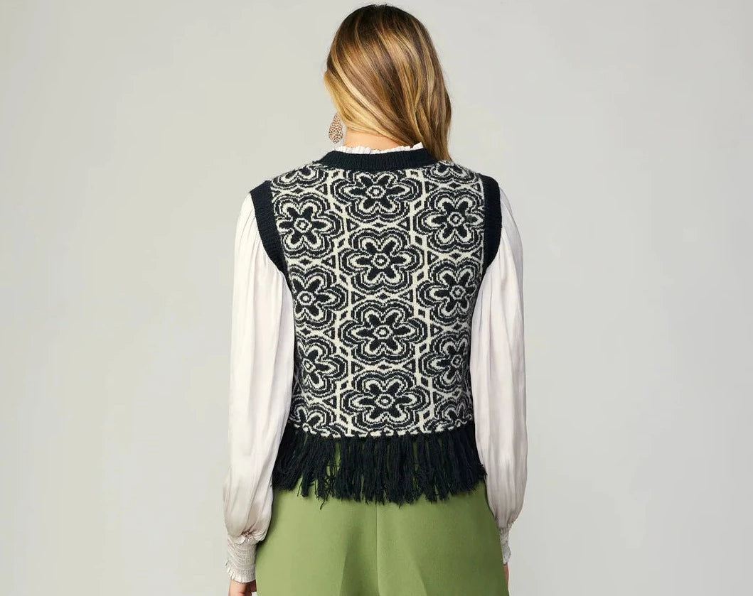 FARRAH TASSEL SWEATER VEST
