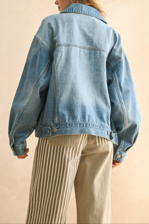 "WILDFLOWERS" DENIM JACKET