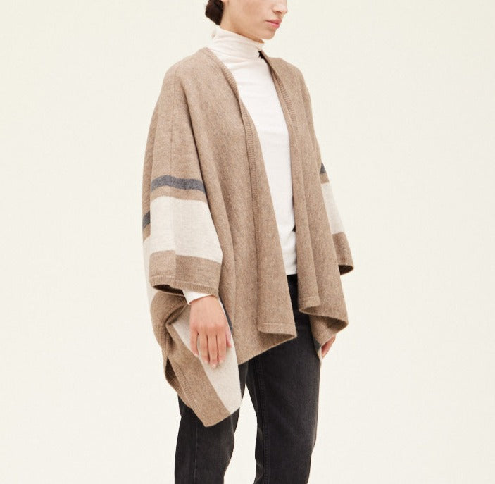 STRIPED SWEATER CARDIGAN