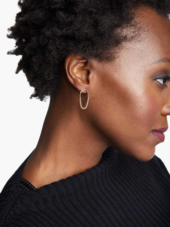 ARC CHAIN EARRINGS by Able