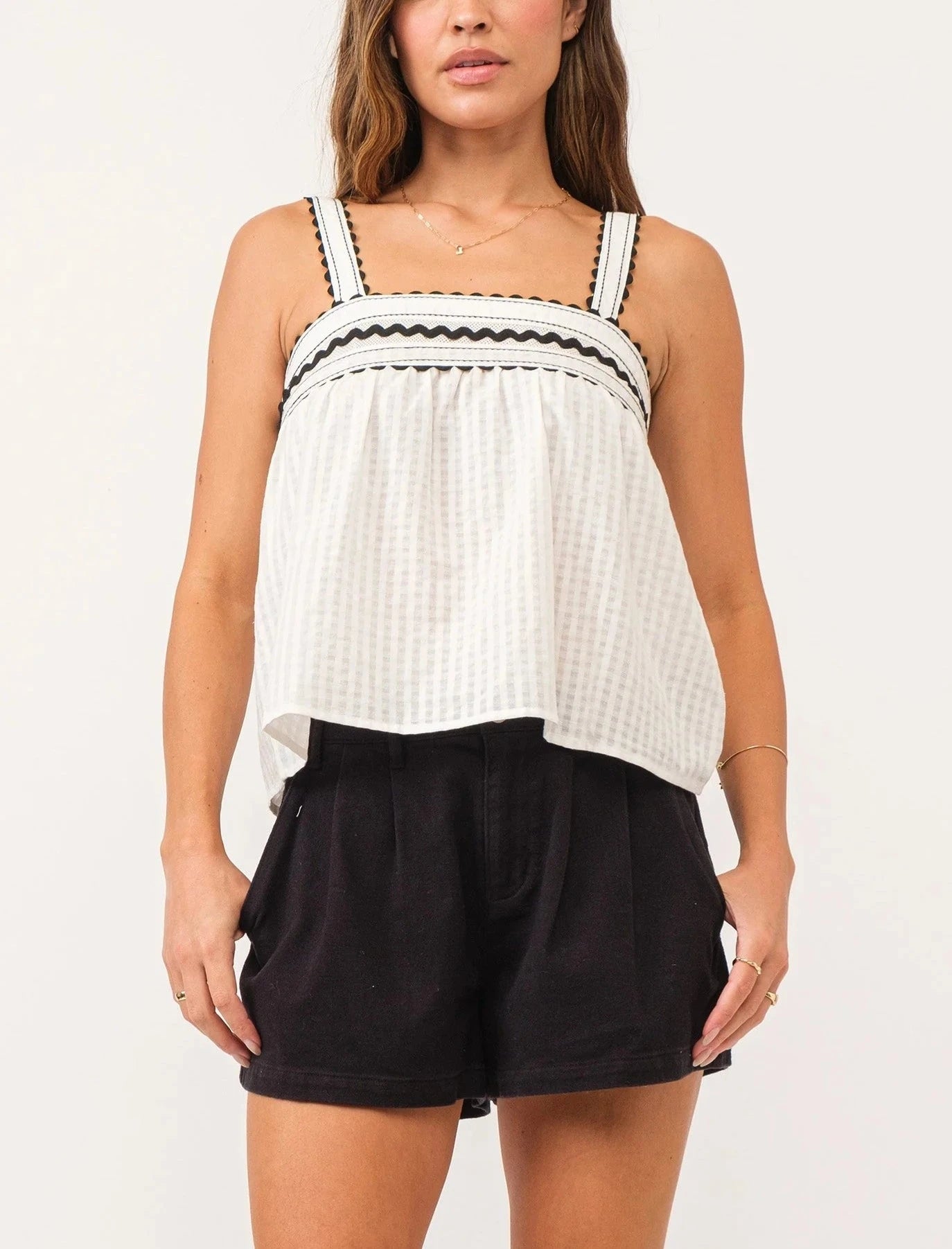 "HEAVEN ON EARTH" WIDE STRAP TOP