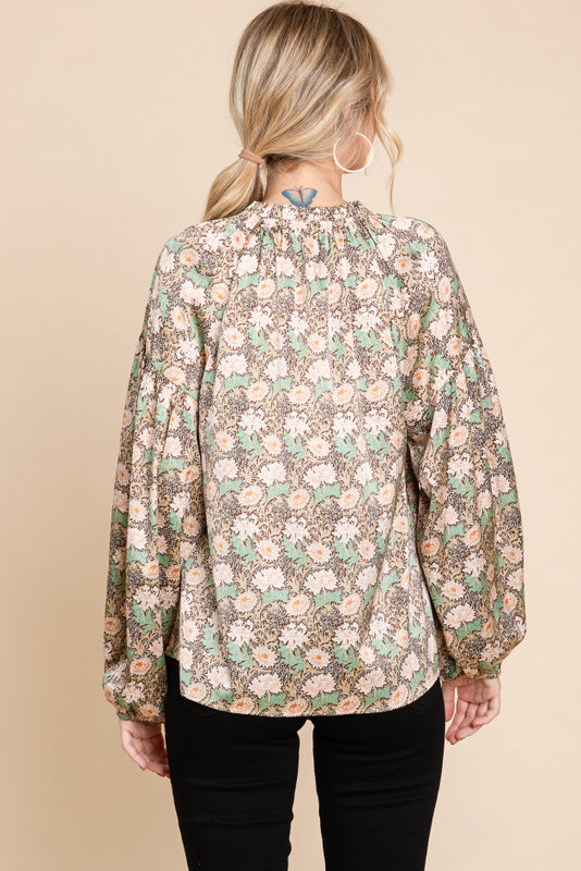 RAYLEN SATIN BLOUSE