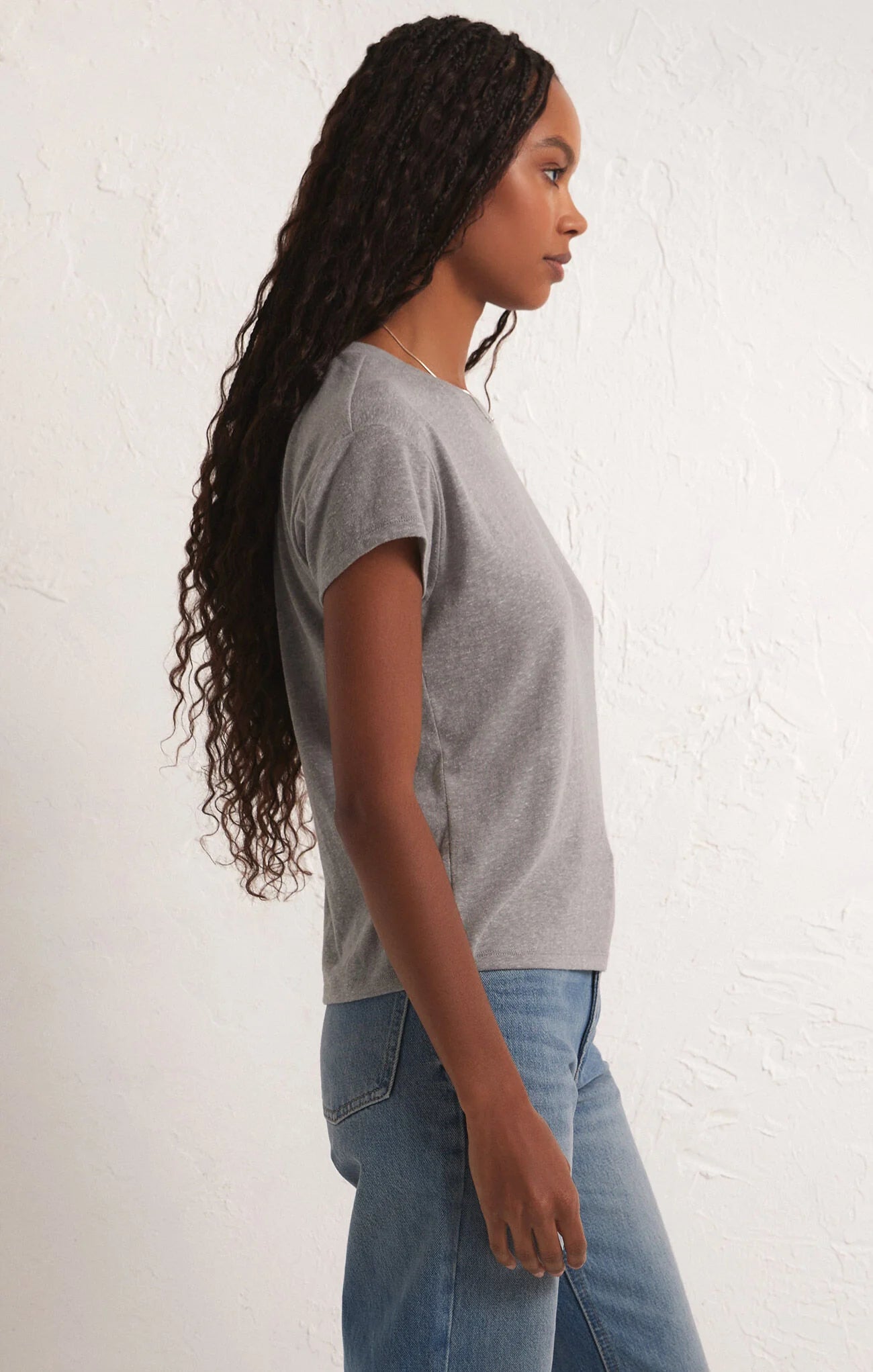 MODERN TRI BLEND CREW NECK TEE