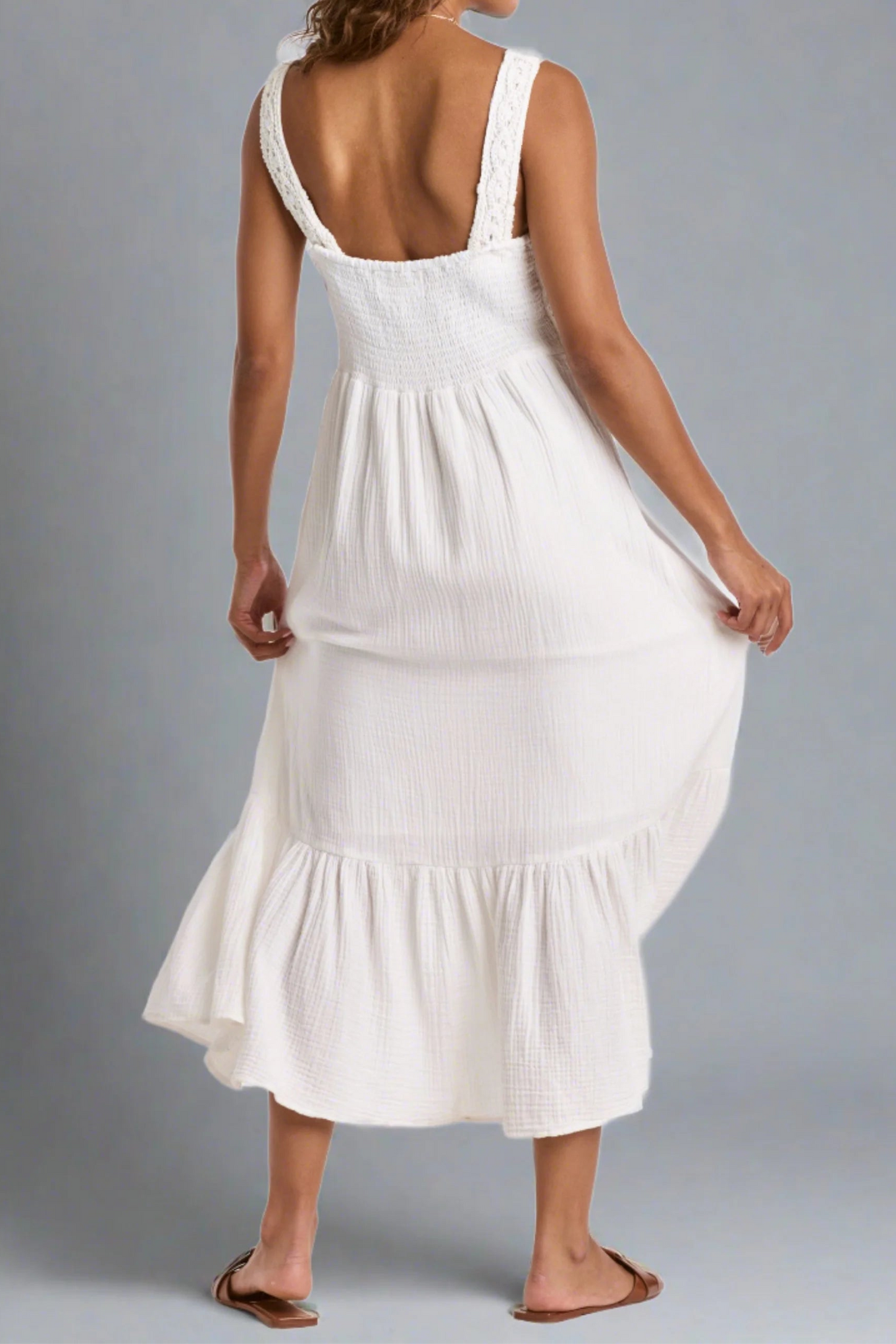 "RIGHT BEFORE ME" DRESS