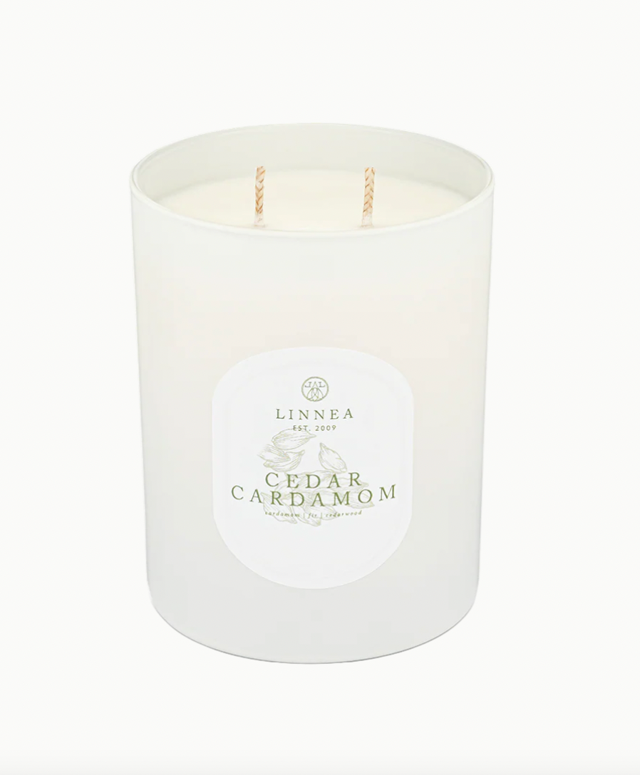 CEDAR CARDAMOM LARGE 2 WICK CANDLE