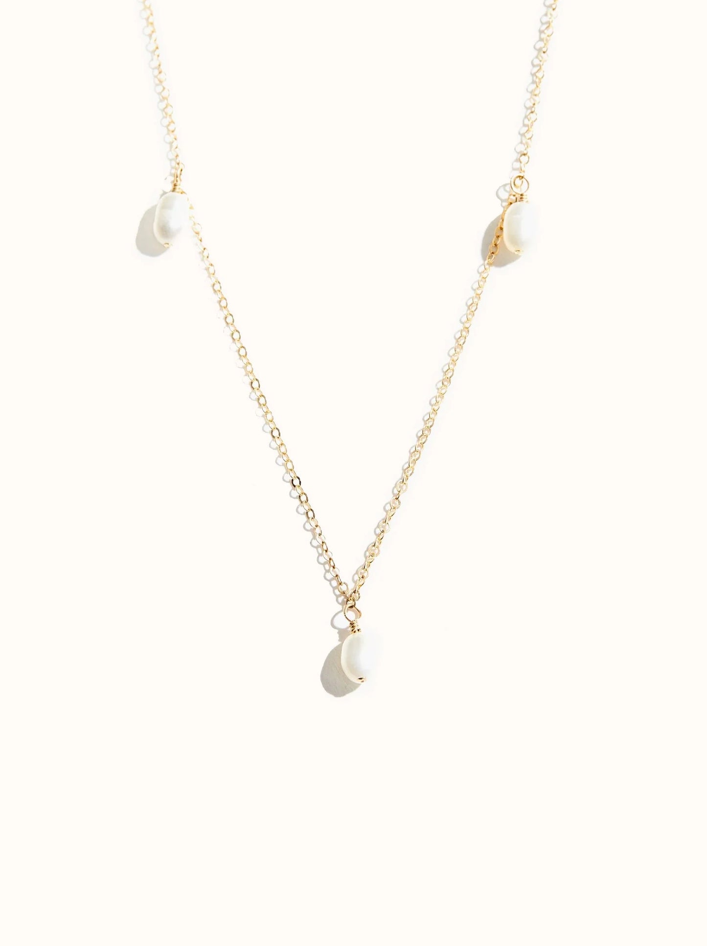 TRIPLE PEARL NECKLACE By Able