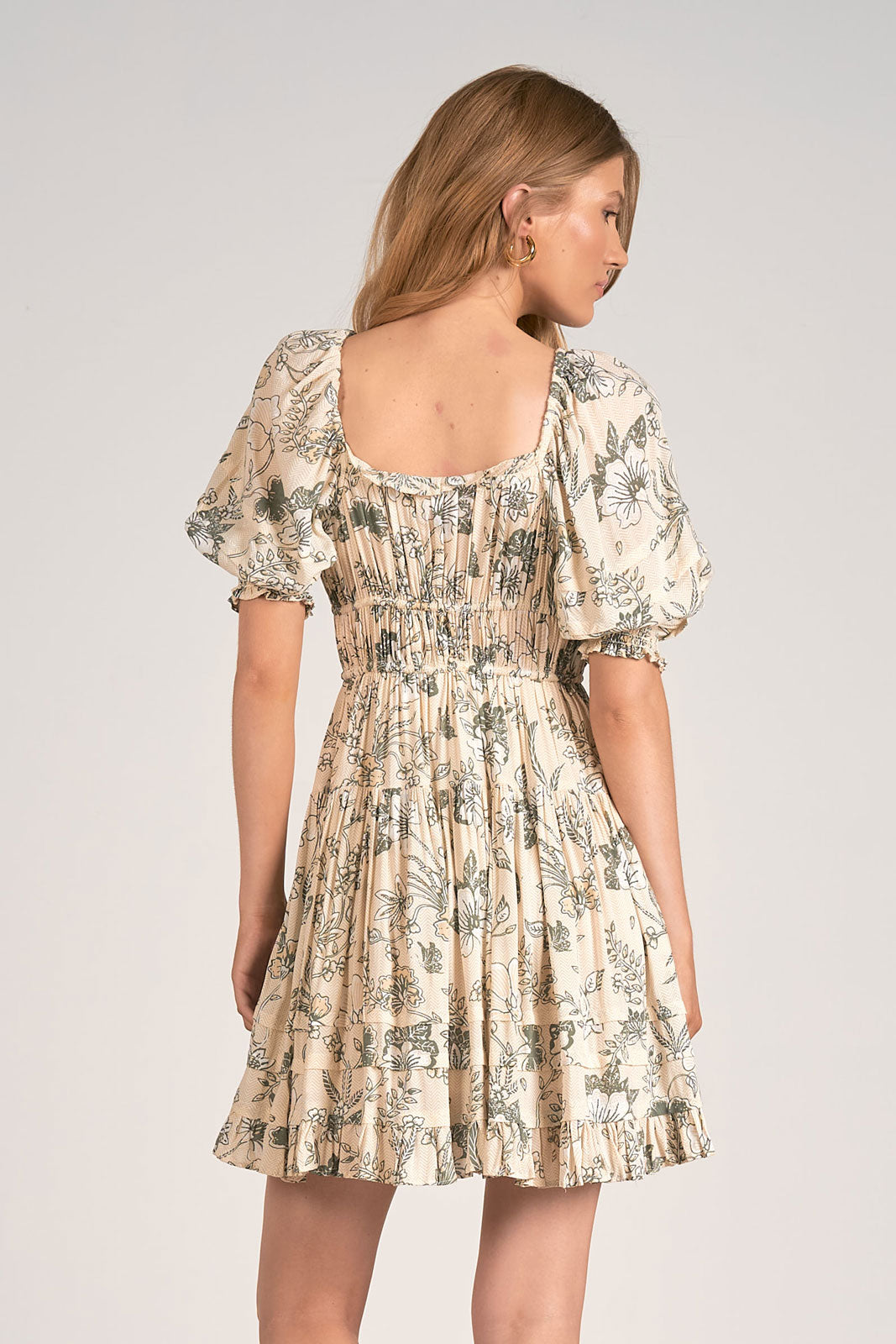 "SHOUTS OF JOY" MINI DRESS