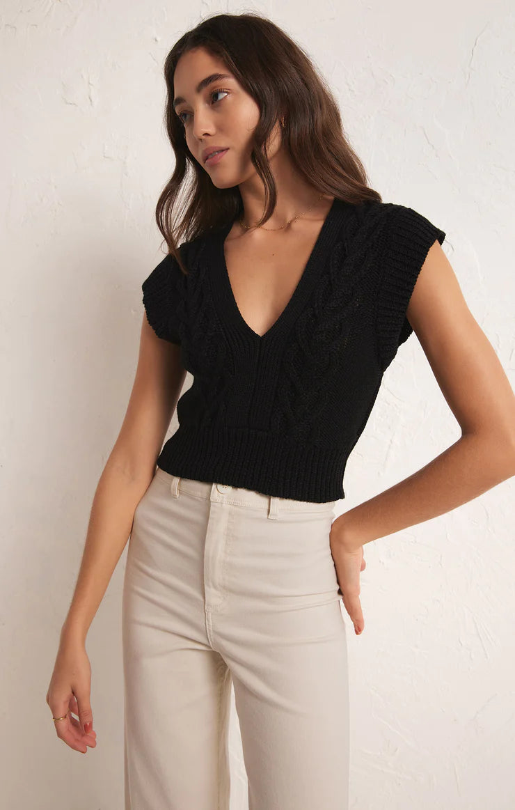 ROPED IN SWEATER VEST