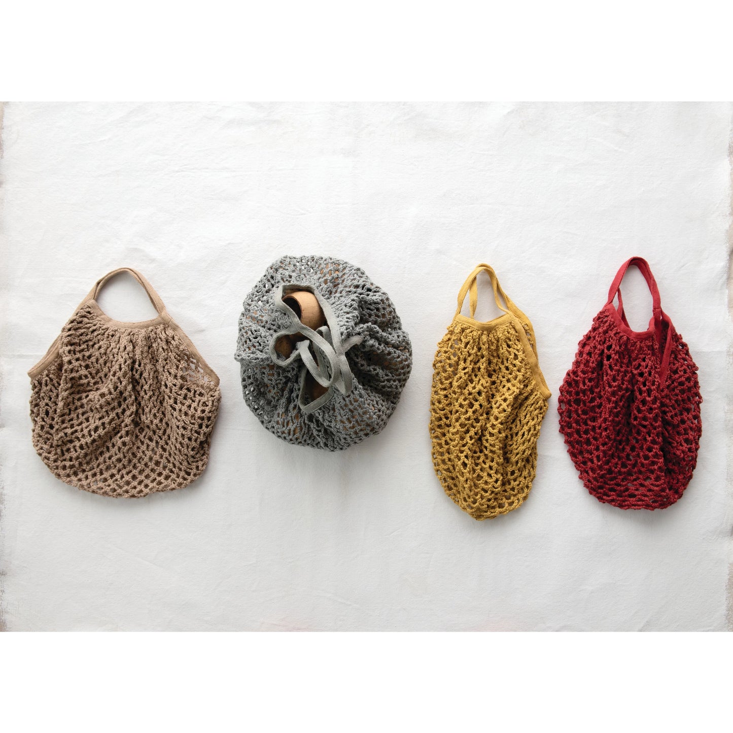 COTTON CROCHET FARMER MARKET BAG
