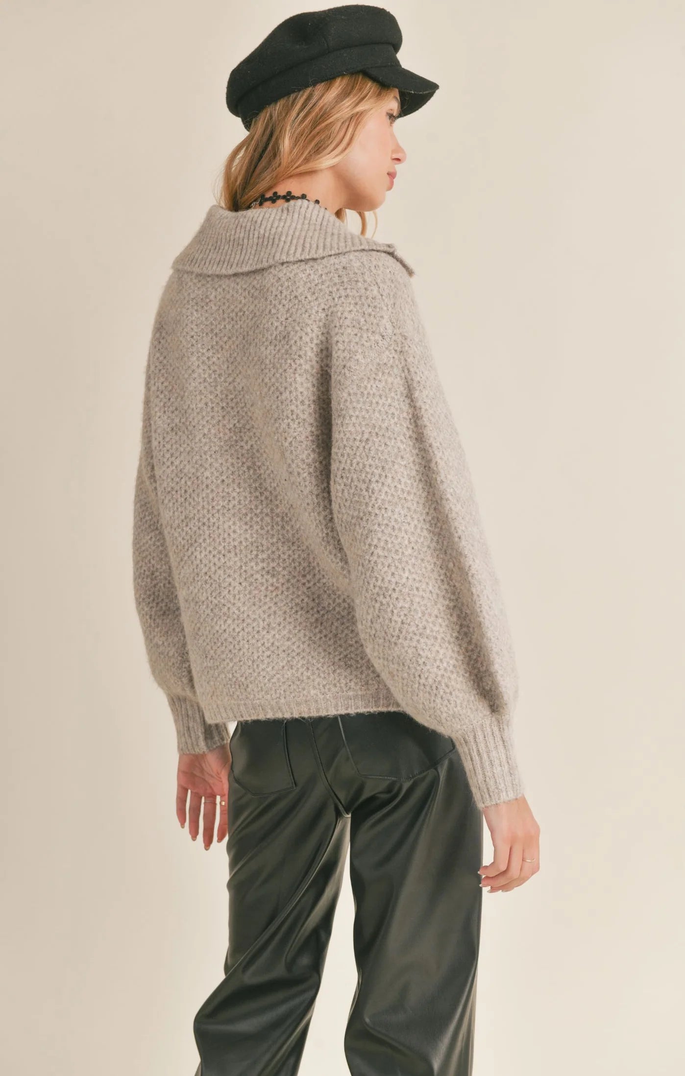 CHEYENNE COLLARED SWEATER