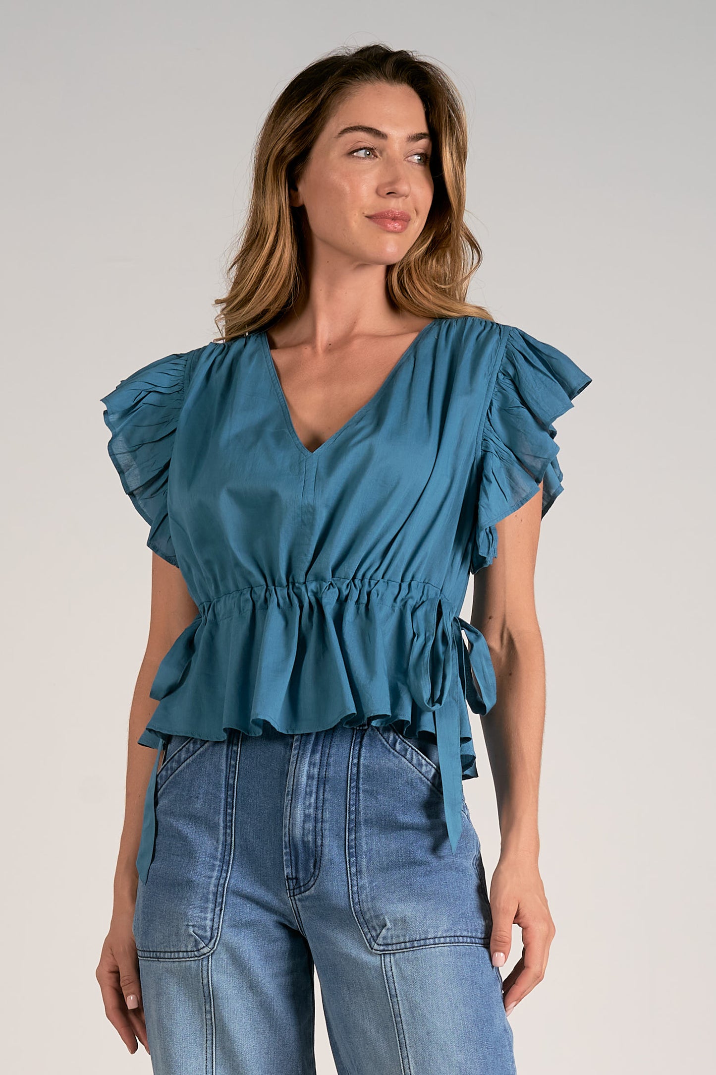 MAYSUN TEAL TOP