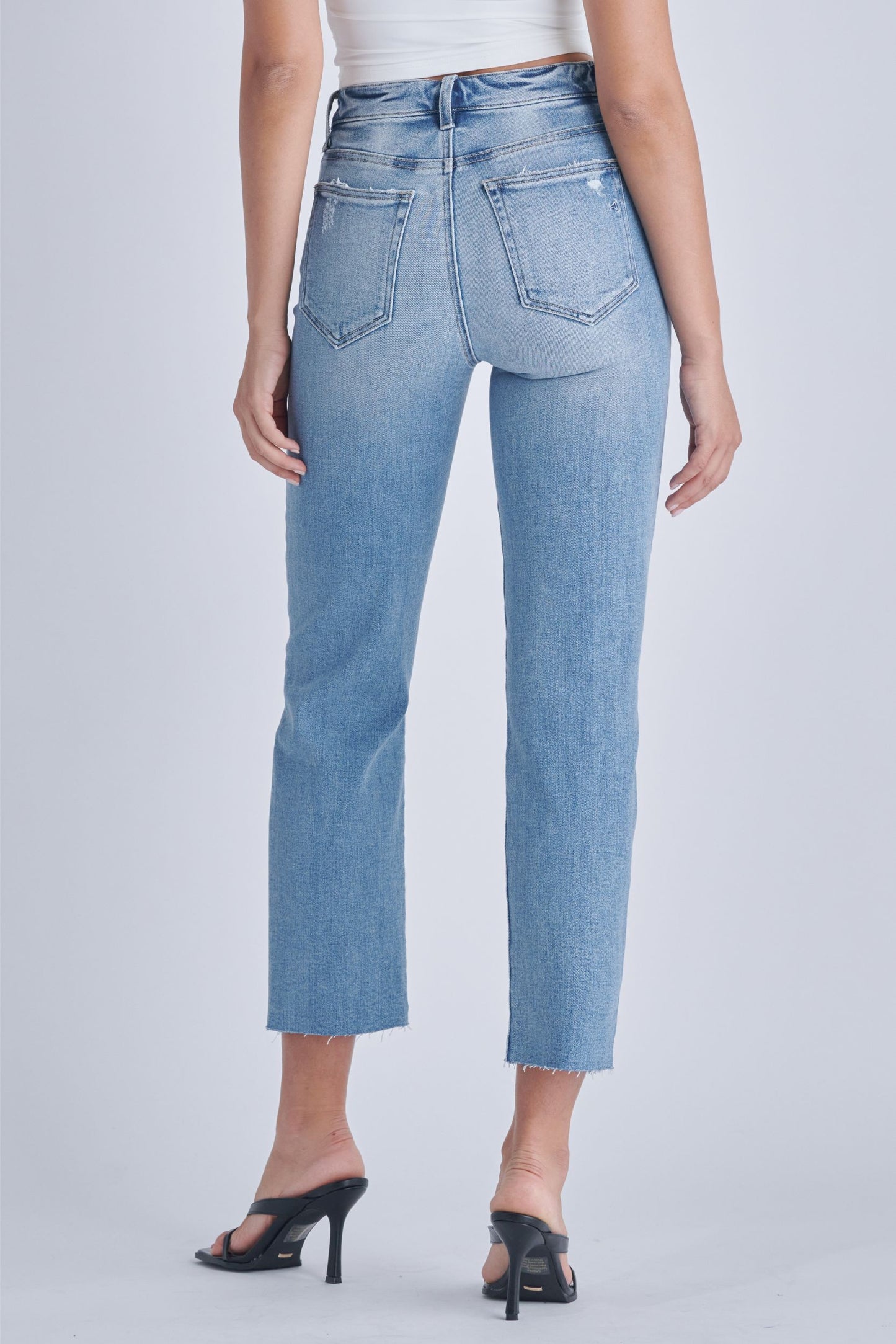 TRACEY HIGH RISE DISTRESSED JEANS