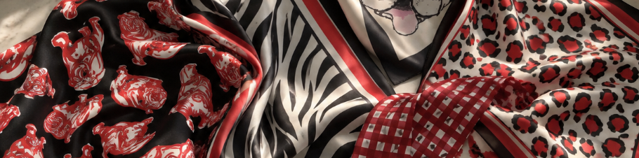 UGA SILK SCARVES