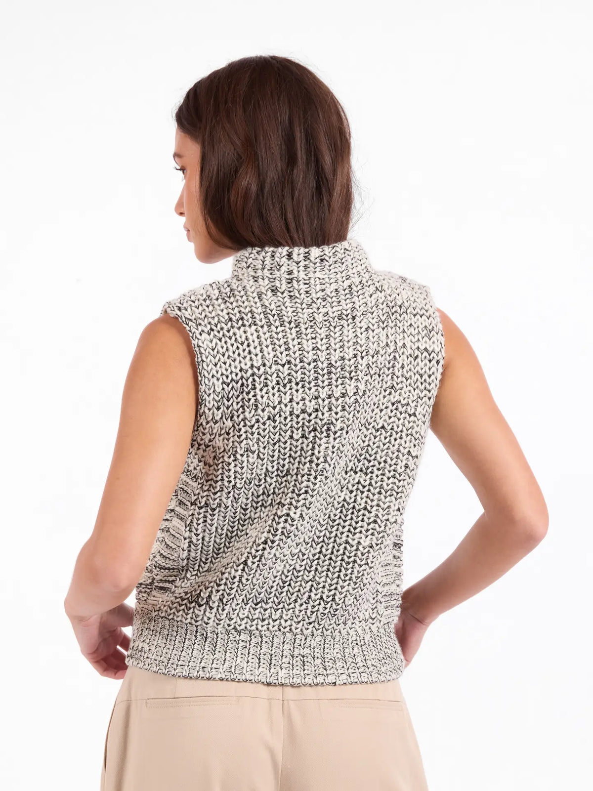 "WILLIAMS SLEEVELESS SWEATER" by Sage The Label