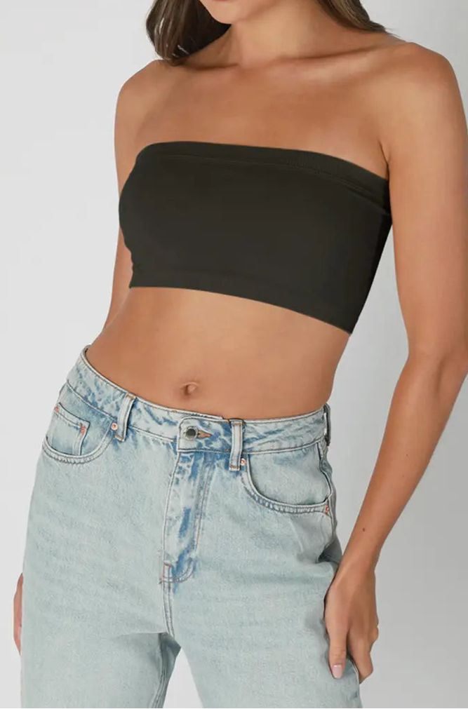 NIKIBIKI BANDEAU LAYERING TOP