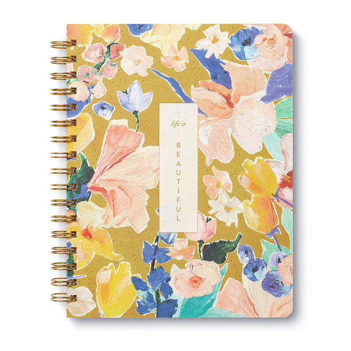 LIFE IS BEAUTIFUL Spiral Notebook