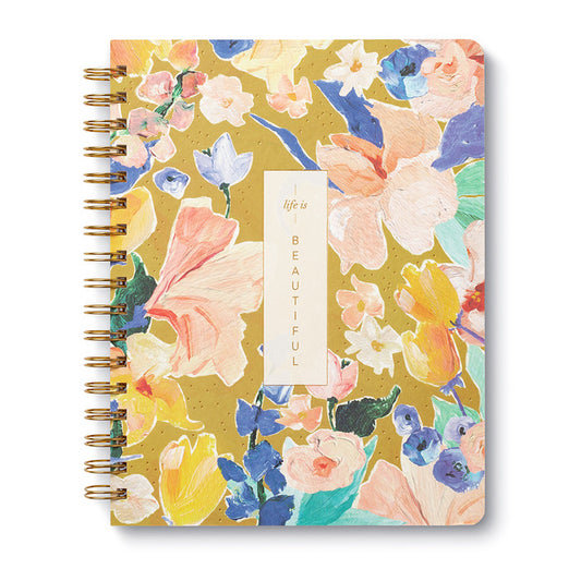 LIFE IS BEAUTIFUL Spiral Notebook