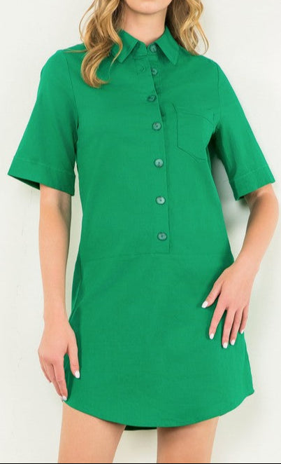 "GREEN PASTURES" DRESS