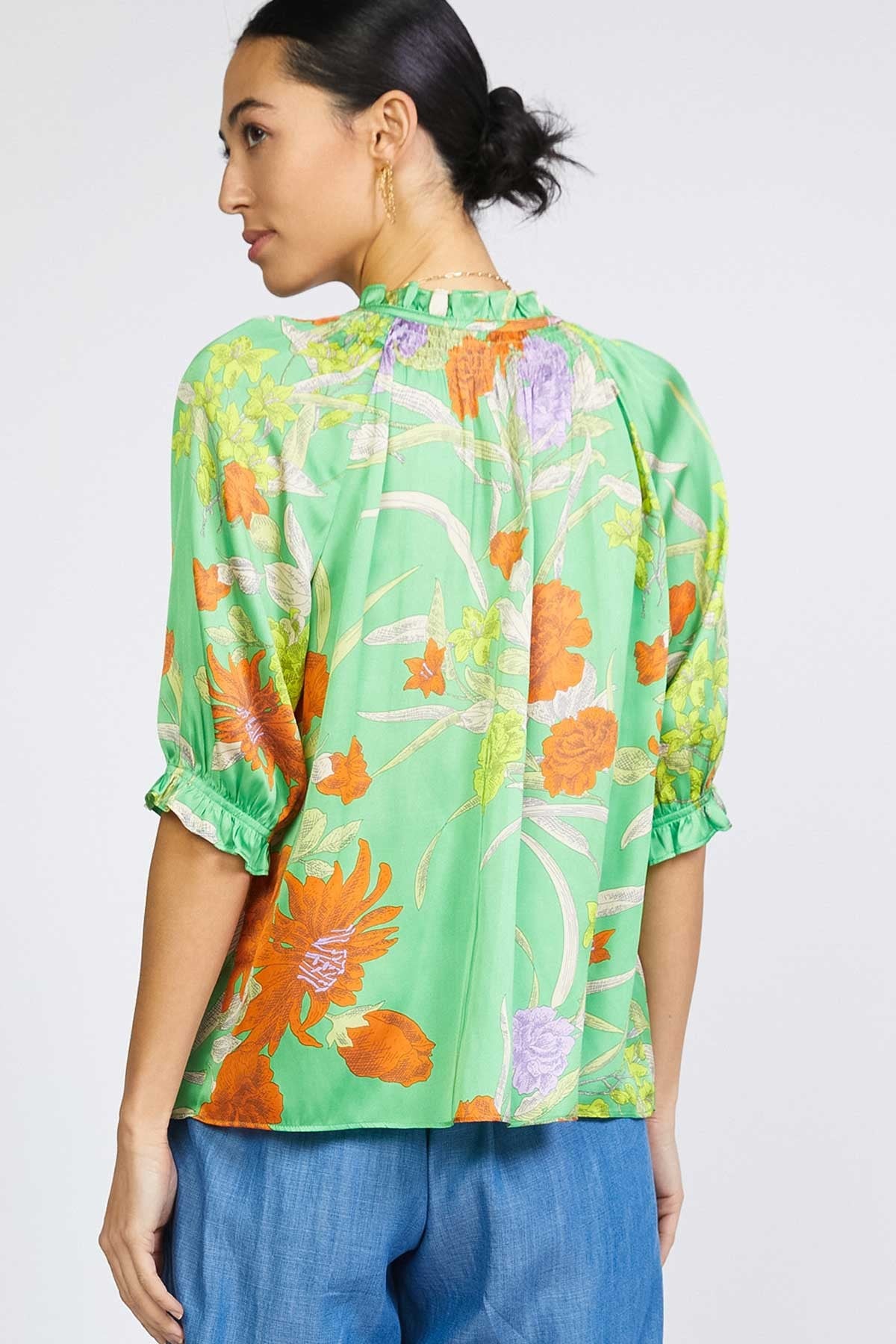 EVERGREEN BLOUSE TOP