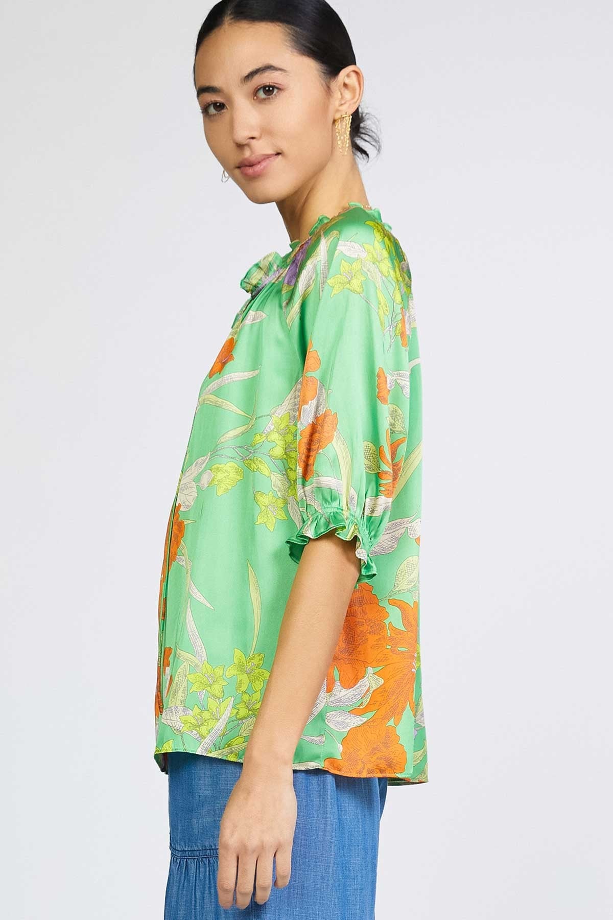 EVERGREEN BLOUSE TOP