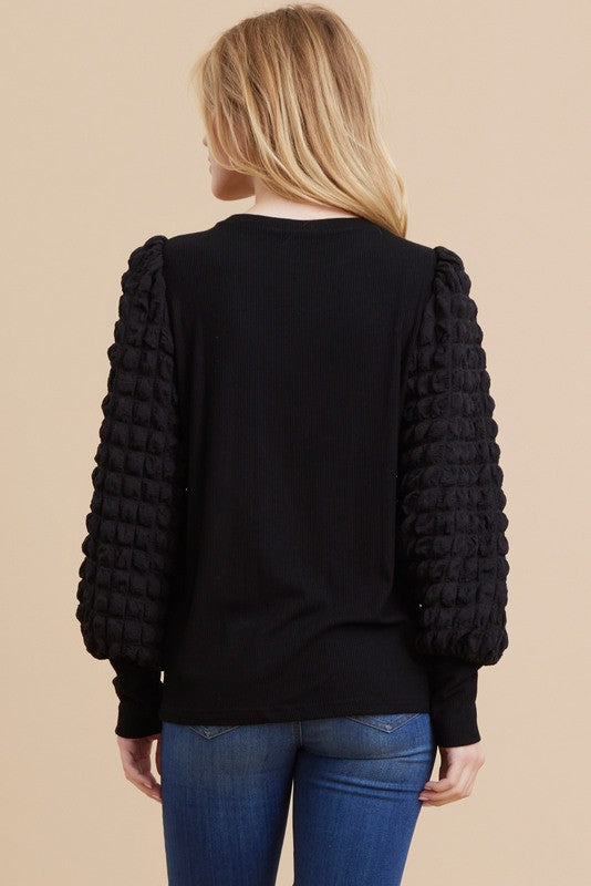 TIANA PEASANT SLEEVE TOP