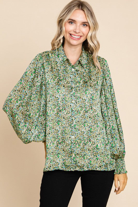 TATUM BUTTON DOWN BLOUSE