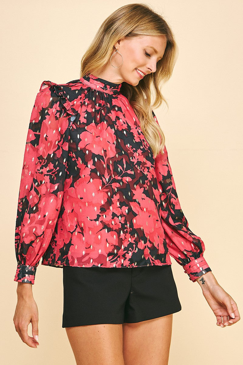 ALIKA HOLIDAY BLOUSE