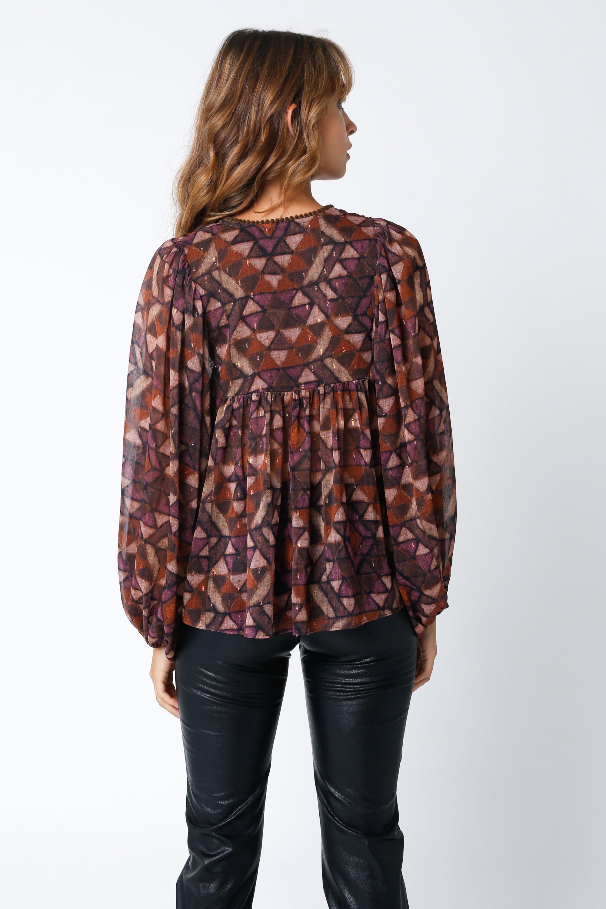 SCARLETT SMOCKED TOP