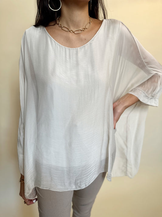 TEAGAN SILK TOP