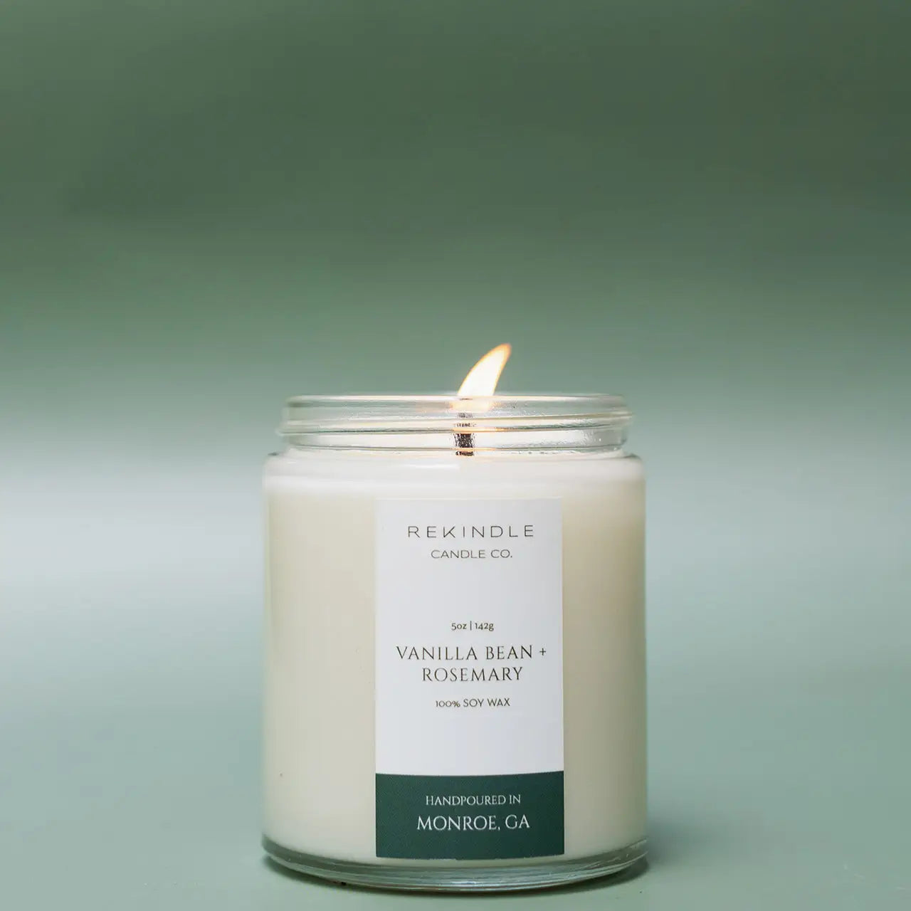 REKINDLE CANDLE CO 5 OZ JAR CANDLE - HOLIDAY SCENTS