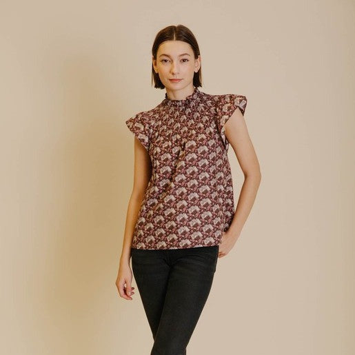 STELLA SMOCKED TOP