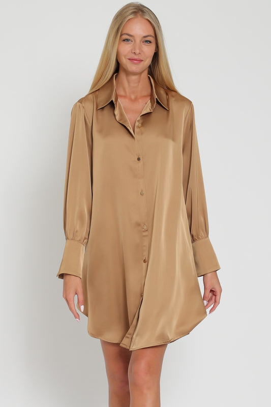 RAELYN SHIRT MINI DRESS