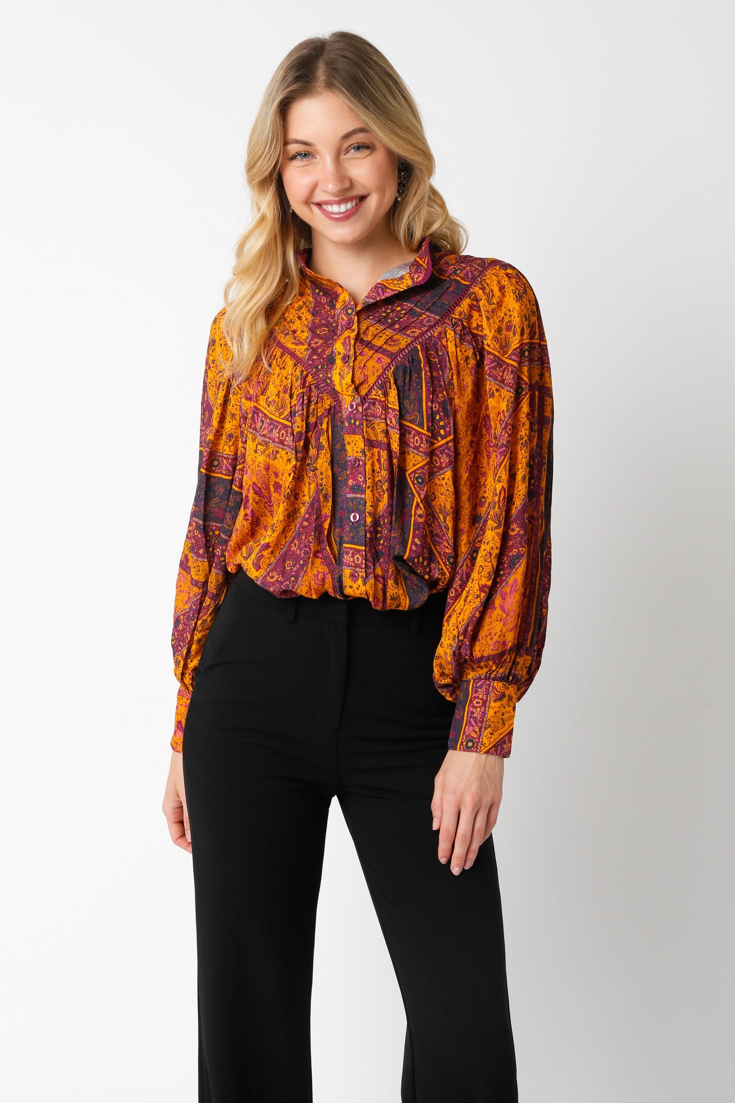BIRKLEY BUTTON DOWN BLOUSE