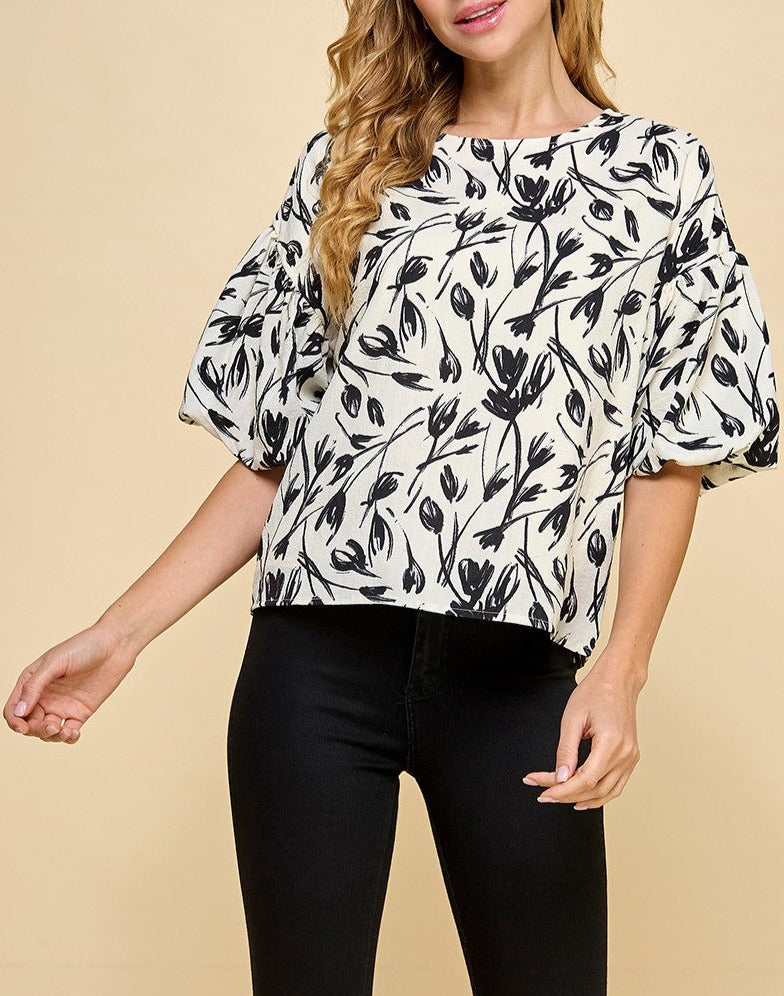LARISA FLORAL BLOUSE