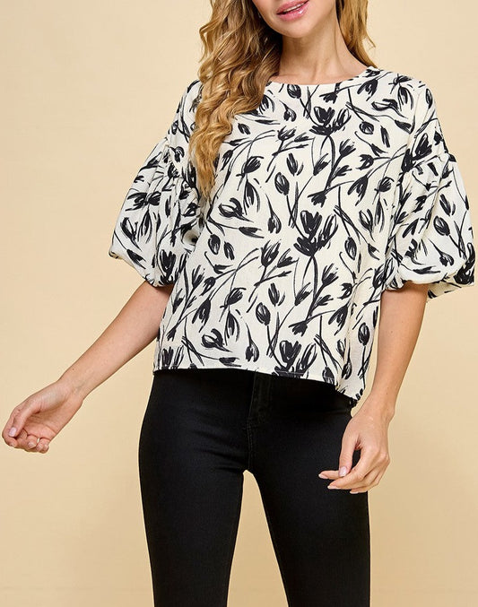 LARISA FLORAL BLOUSE