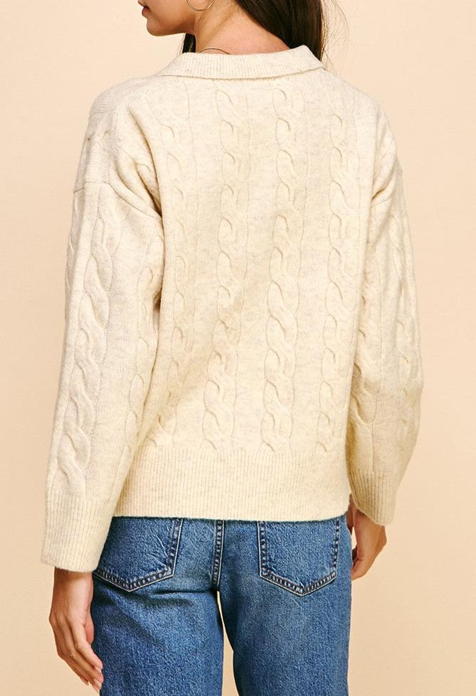 "OPEN MY EYES" SWEATER