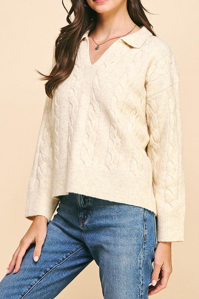 "OPEN MY EYES" SWEATER