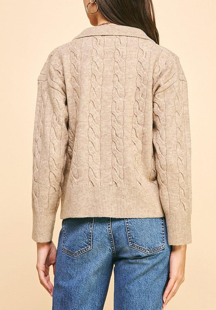 "OPEN MY EYES" SWEATER