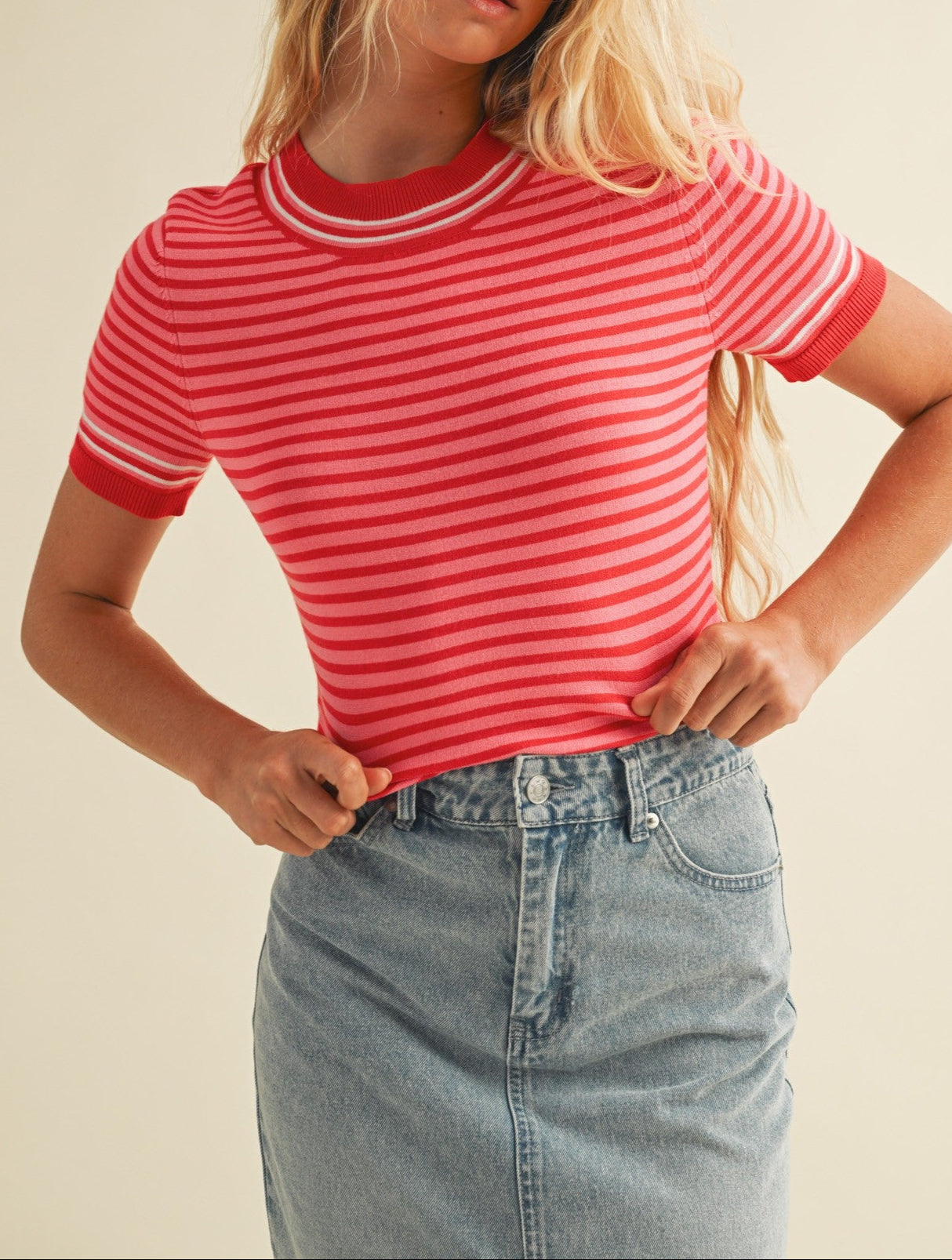 "LEAN BACK" TOP
