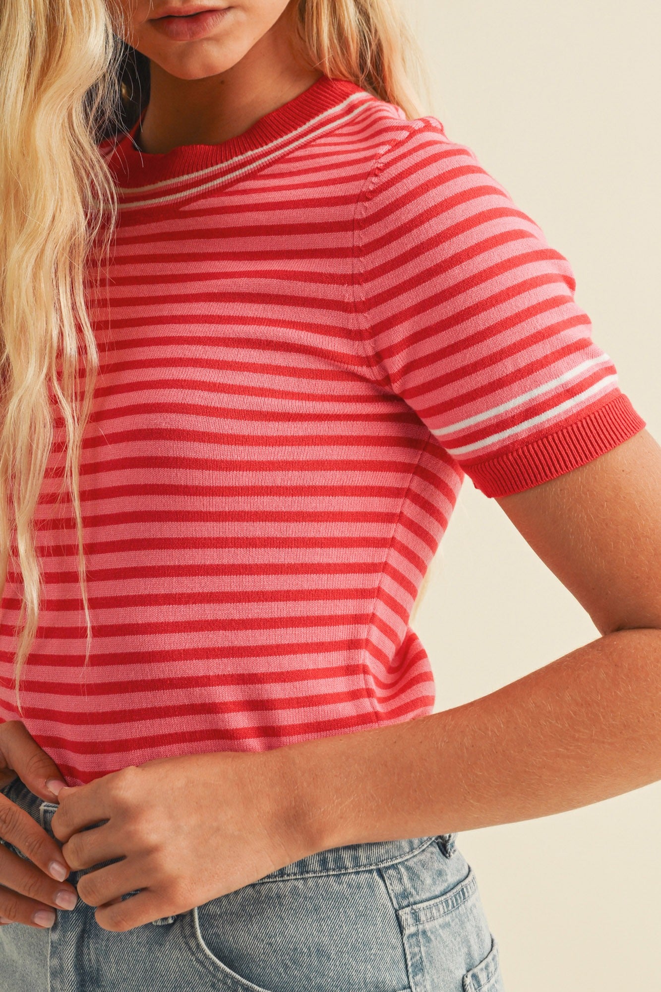 "LEAN BACK" TOP