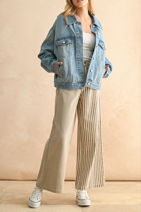 "WILDFLOWERS" DENIM JACKET