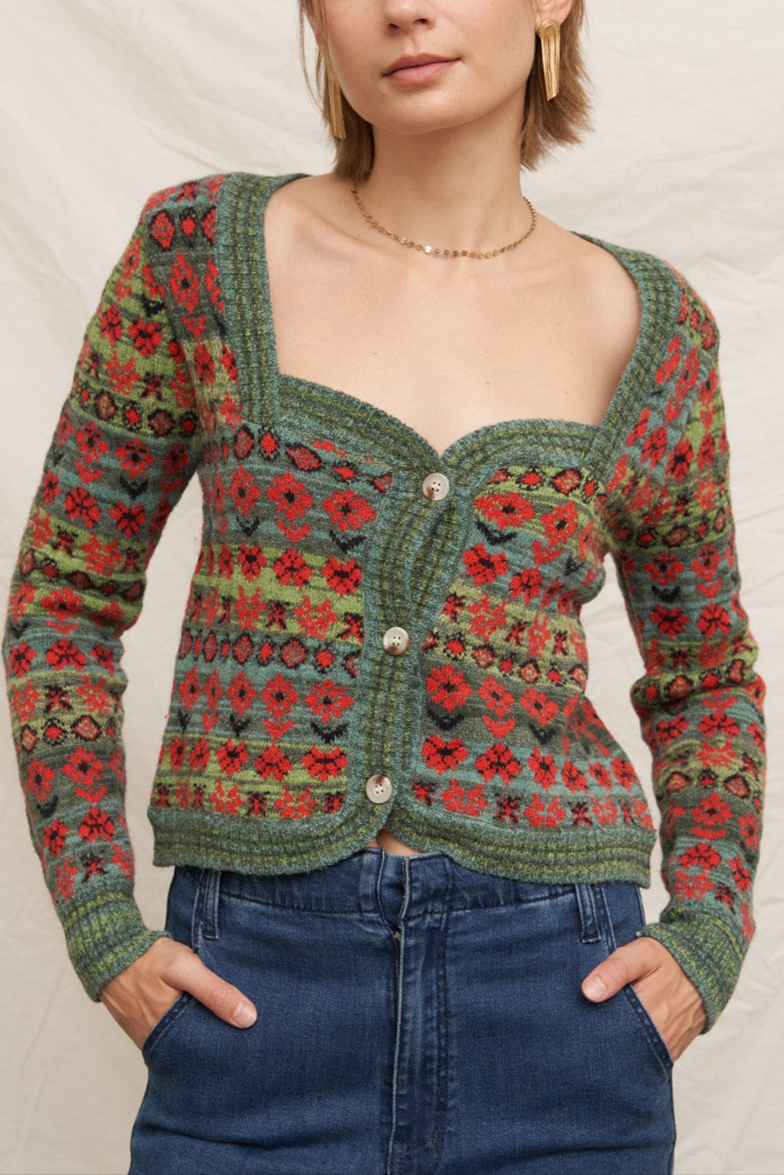 "CUP OVERFLOWS" SWEATER