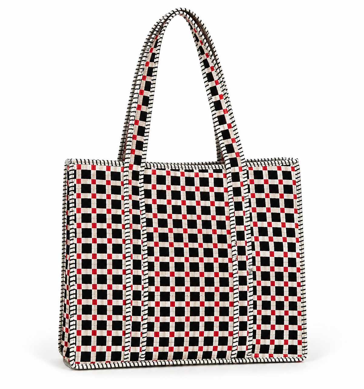 "THE SATURDAY SOCIAL" Large Tote Bag