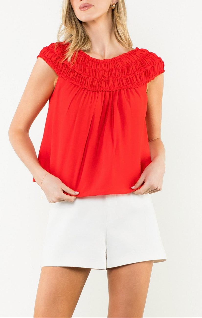 "FRESH FIRE" TOP