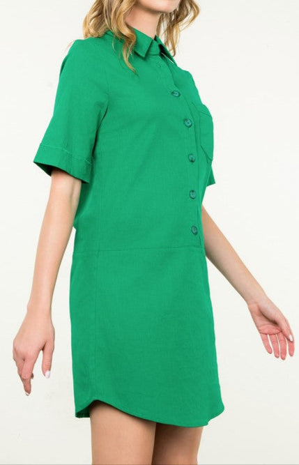 "GREEN PASTURES" DRESS