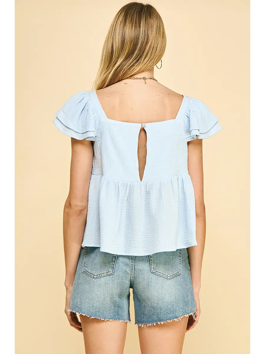 REYA BABYDOLL TOP