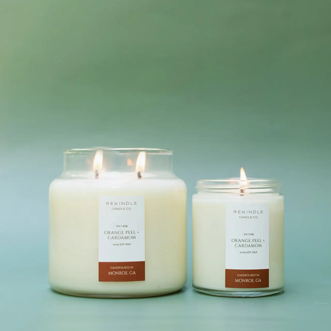 REKINDLE CANDLE CO 16 OZ CANDLE - HOLIDAY SCENTS
