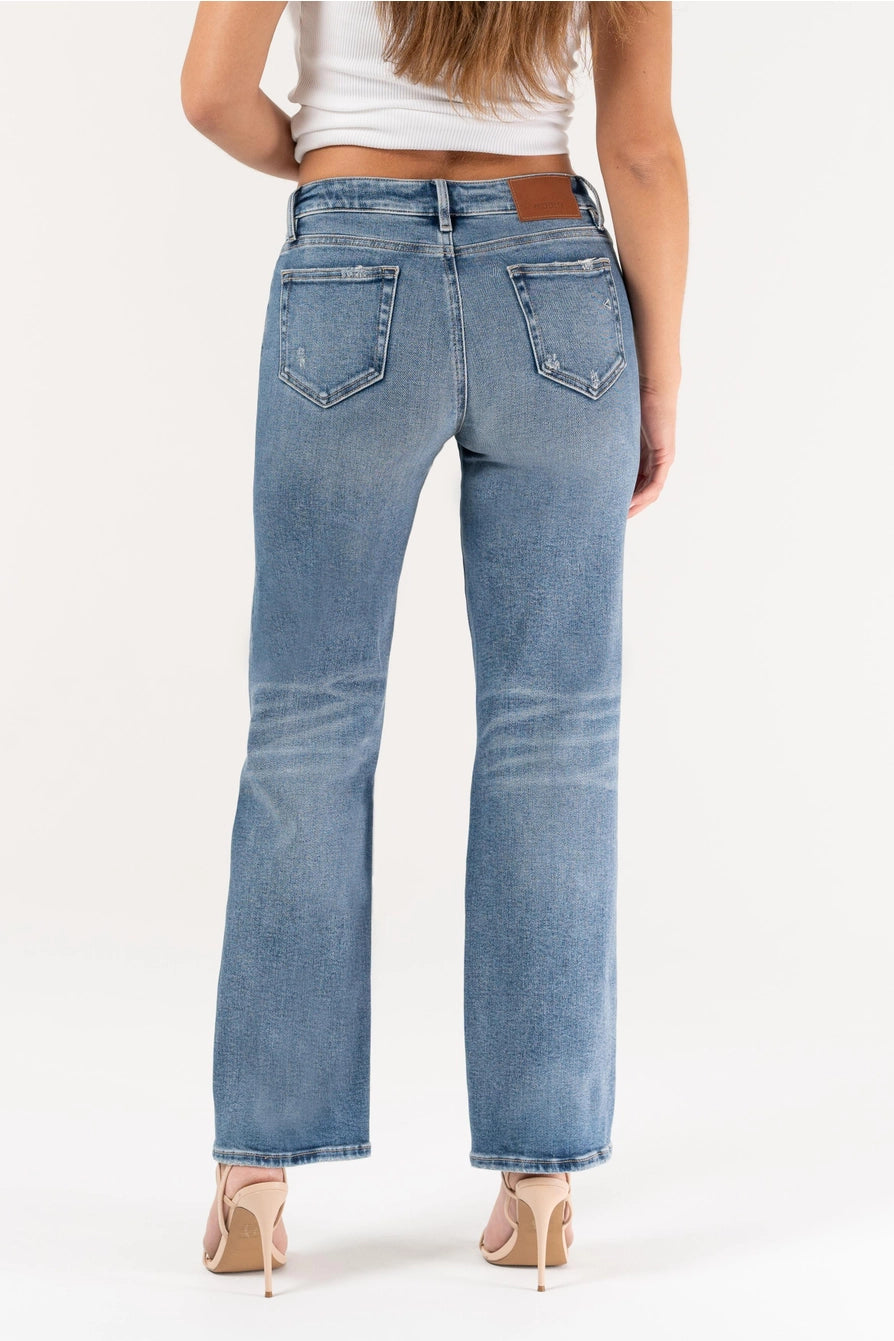 TRACEY MID-RISE STRAIGT JEANS