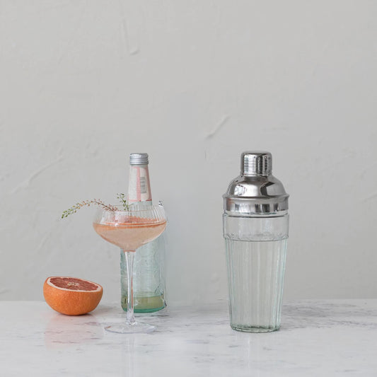 GLASS BEVERAGE SHAKER